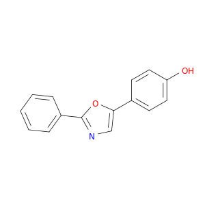 Phenol, 4-(2-phenyl-5-oxazolyl)-