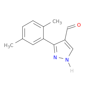 3-(2,5-二甲基苯基)-1H-吡唑-4-甲醛
