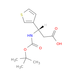 (βS)-β-[[(1,1-二甲基氧基)羰基]氨基]-3-噻吩丙酸