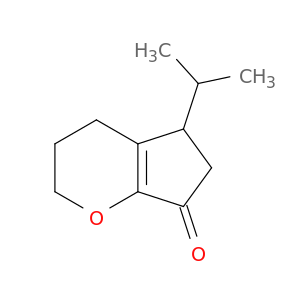 Cyclopenta[b]pyran-7(2H)-one, 3,4,5,6-tetrahydro-5-(1-methylethyl)-