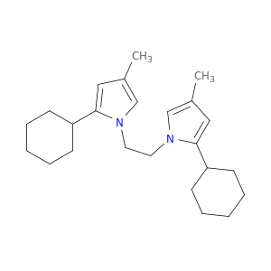 1H-Pyrrole, 1,1'-(1,2-ethanediyl)bis[2-cyclohexyl-4-methyl-