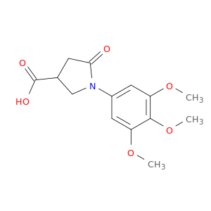 5-Oxo-1-(3,4,5-trimethoxyphenyl)pyrrolidine-3-carboxylic Acid