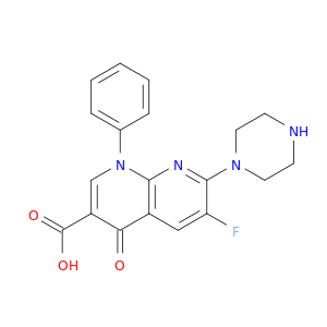 6-FLUORO-4-OXO-1-PHENYL-7-PIPERAZIN-1-YL-1,4-DIHYDRO-[1,8]NAPHTHYRIDINE-3-CARBOXYLIC ACID