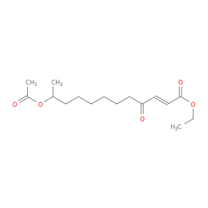 2-Dodecenoic acid, 11-(acetyloxy)-4-oxo-, ethyl ester, (2E)-