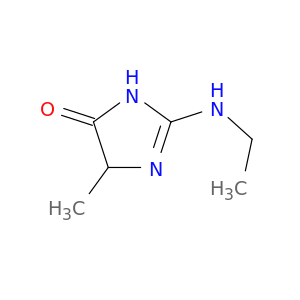 4H-Imidazol-4-one, 2-(ethylamino)-1,5-dihydro-5-methyl-