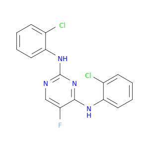 2,4-Pyrimidinediamine, N,N'-bis(2-chlorophenyl)-5-fluoro-