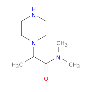 N,N-DIMETHYL-2-PIPERAZIN-1-YLPROPANAMIDE