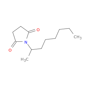 2,5-Pyrrolidinedione, 1-(1-methylheptyl)-