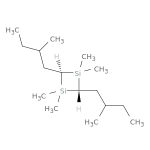 1,3-Disilacyclobutane, 1,1,3,3-tetramethyl-2,4-bis(2-methylbutyl)-, trans-