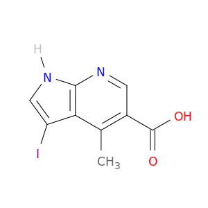 3-碘-4-甲基-1H-吡咯[2,3-B]吡啶-5-羧酸
