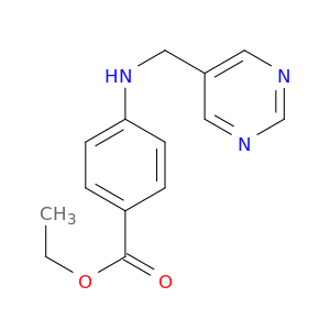 ETHYL 4-((PYRIMIDIN-5-YLMETHYL)AMINO)BENZOATE