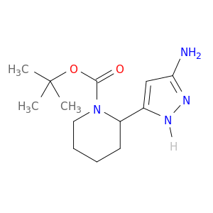 2-(5-氨基-1H-吡唑-3-基)哌啶-1-羧酸叔丁酯