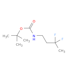 氨基甲酸,N-(3,3-二氟丁基)-,1,1-二甲基乙酯