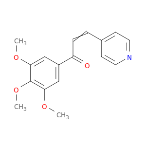 2-Propen-1-one, 3-(4-pyridinyl)-1-(3,4,5-trimethoxyphenyl)-