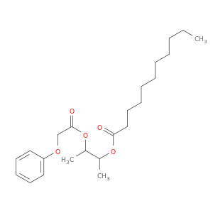 Undecanoic acid,1-methyl-2-[(2-phenoxyacetyl)oxy]propyl ester