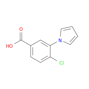 4-氯-3-(1H-吡咯-1-基)苯甲酸