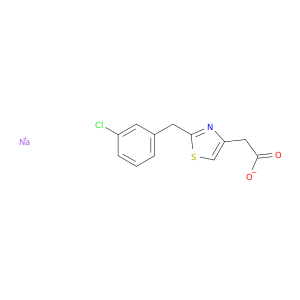 Sodium 2-{2-[(3-Chlorophenyl)methyl]-1,3-thiazol-4-yl}acetate