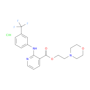 2-(morpholin-4-yl)ethyl 2-{[3-(trifluoromethyl)phenyl]amino}pyridine-3-carboxylate hydrochloride(1:1)