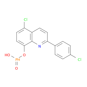 4-CHLOROPHENYL-5-CHLORO-8-QUINOLINYL HYDROGEN PHOSPHONATE