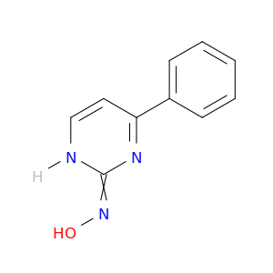 2(1H)-Pyrimidinone, 4-phenyl-, oxime