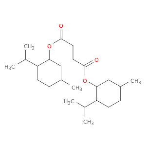 Butanedioic acid, bis[5-methyl-2-(1-methylethyl)cyclohexyl] ester
