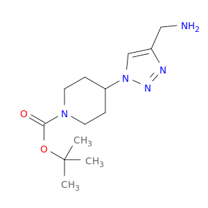 tert-butyl 4-[4-(aminomethyl)-1H-1,2,3-triazol-1-yl]piperidine-1-carboxylate