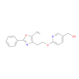 3-Pyridinemethanol, 6-[2-(5-methyl-2-phenyl-4-oxazolyl)ethoxy]-