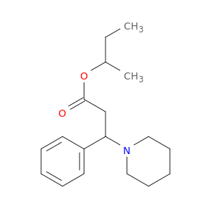 BUTAN-2-YL 3-PHENYL-3-(PIPERIDIN-1-YL)PROPANOATE