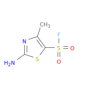 5-Thiazolesulfonylfluoride, 2-amino-4-methyl-