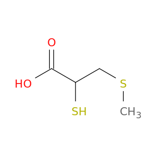 Propanoic acid, 2-mercapto-3-(methylthio)-