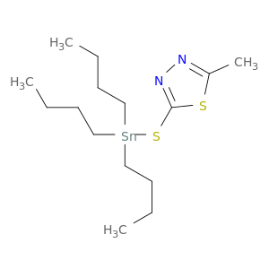 1,3,4-Thiadiazole, 2-methyl-5-[(tributylstannyl)thio]-