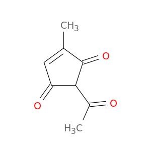 4-Cyclopentene-1,3-dione, 2-acetyl-4-methyl-