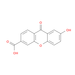 9H-Xanthene-3-carboxylic acid, 7-hydroxy-9-oxo-