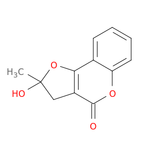 4H-Furo[3,2-c][1]benzopyran-4-one, 2,3-dihydro-2-hydroxy-2-methyl-