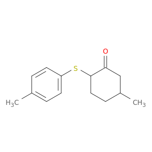 Cyclohexanone, 5-methyl-2-[(4-methylphenyl)thio]-