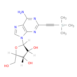 Adenosine, 2-[(trimethylsilyl)ethynyl]-