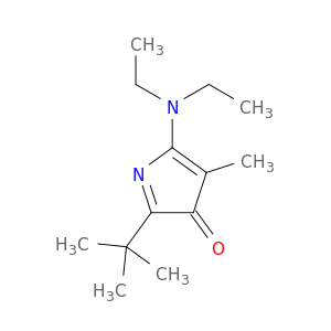 3H-Pyrrol-3-one, 5-(diethylamino)-2-(1,1-dimethylethyl)-4-methyl-