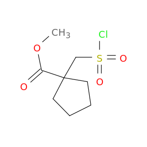 Methyl 1-[(Chlorosulfonyl)methyl]cyclopentane-1-carboxylate