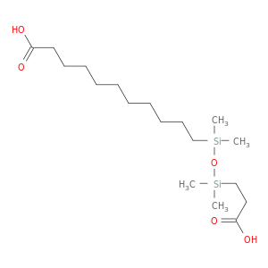 Undecanoic acid, 11-[3-(2-carboxyethyl)-1,1,3,3-tetramethyldisiloxanyl]-