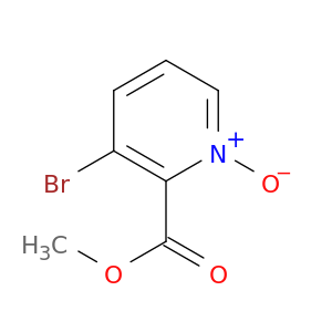 2-Pyridinecarboxylic acid, 3-bromo-, methyl ester, 1-oxide