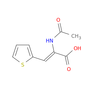 2-Propenoic acid, 2-(acetylamino)-3-(2-thienyl)-, (Z)-