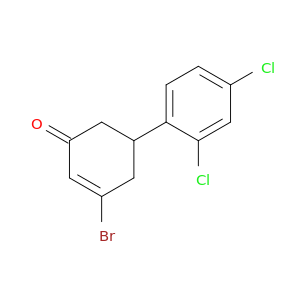 2-Cyclohexen-1-one, 3-bromo-5-(2,4-dichlorophenyl)-