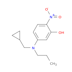 Phenol, 5-[(cyclopropylmethyl)propylamino]-2-nitro-
