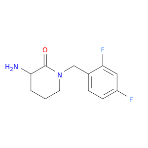 3-Amino-1-[(2,4-difluorophenyl)methyl]piperidin-2-one