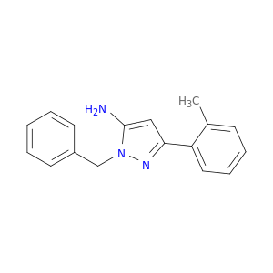 1-Benzyl-3-(2-methylphenyl)-1H-pyrazol-5-amine