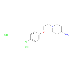 1-[2-(4-chlorophenoxy)ethyl]piperidin-4-amine dihydrochloride