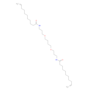 10-Undecenamide, N,N'-[1,4-butanediylbis(oxy-3,1-propanediyl)]bis-