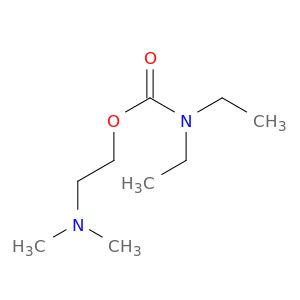 2-(dimethylamino)ethyl diethylcarbamate