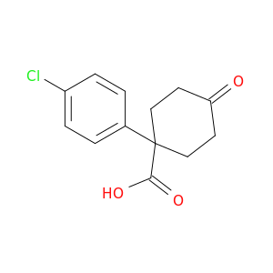 1-(4-氯苯基)-4-氧代环己甲酸