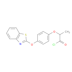 Propanoyl chloride, 2-[4-(2-benzothiazolyloxy)phenoxy]-